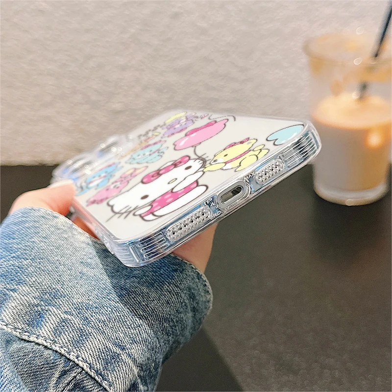 Custodia morbida per telefono Sanrio Hello Kitty carina per Honor 90 Lite X9a X8b X9b Y9 Prime 2019 X7b