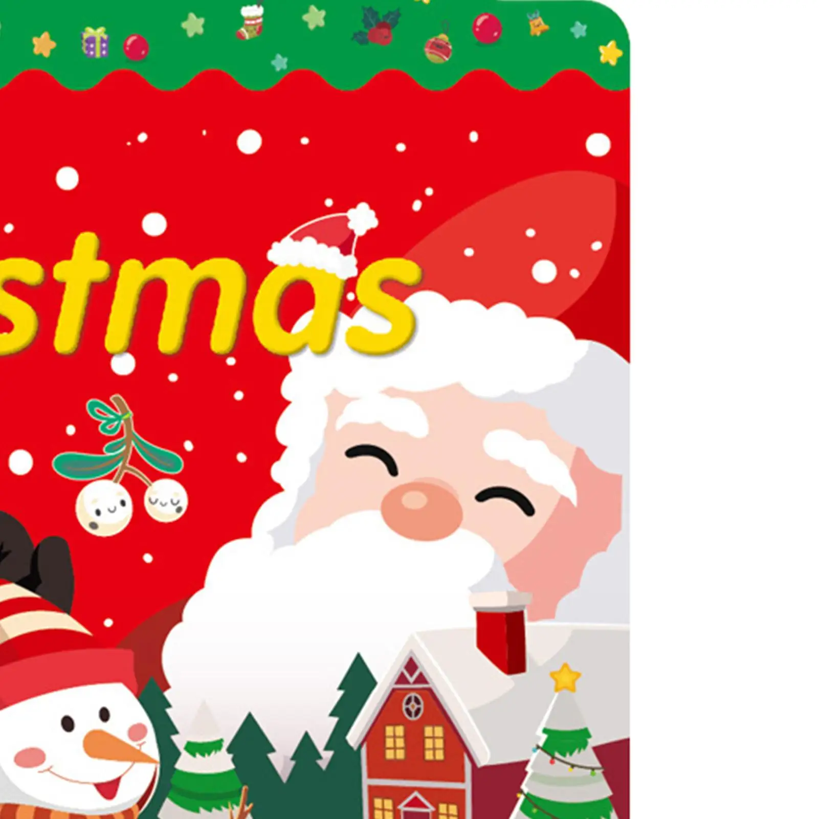 Reusable Sticker Book Stocking Stuffer Party Favors Christmas Sticker Activity Book For Preschool Daycare Boys Girls Young