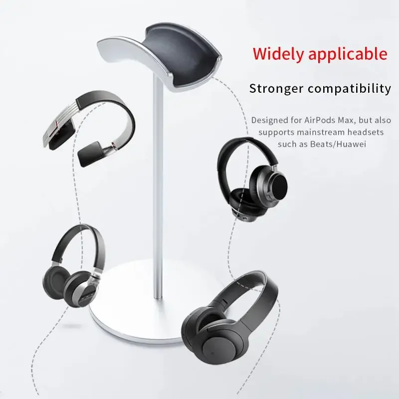 

Aluminum Alloy Headphone Bracket for Apple AirPods Max Headset Stand Metal Desktop for Beats/HUAWEI Headset Hanger Display Rack