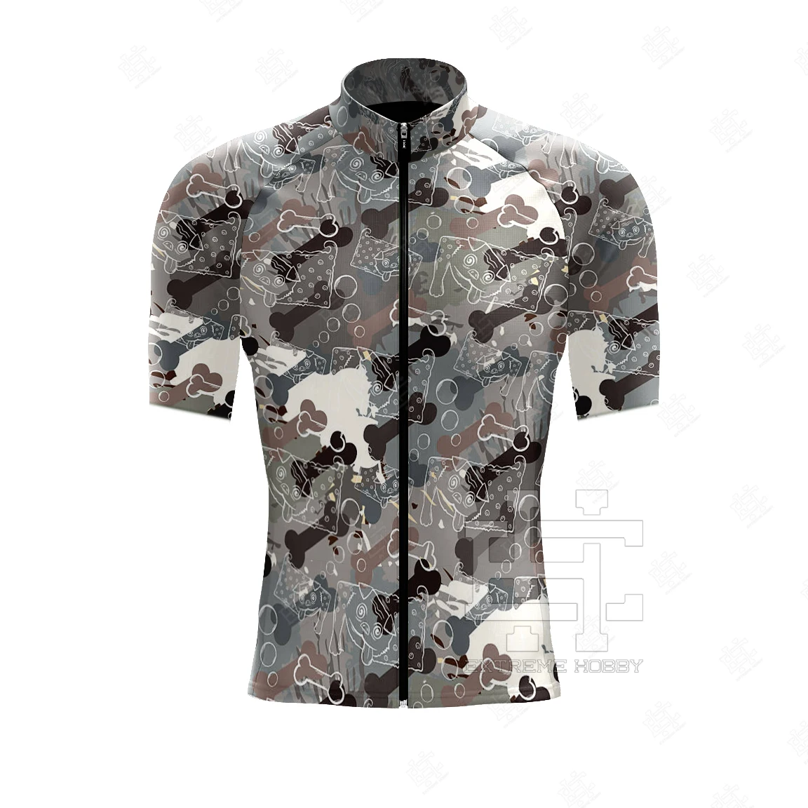 Bike Gear Bicycle Jersey Breathable Cycling Tops Wear Summer Short Sleeve Anti-UV Camouflage Kit Shirts Maillot Roupa Ciclismo