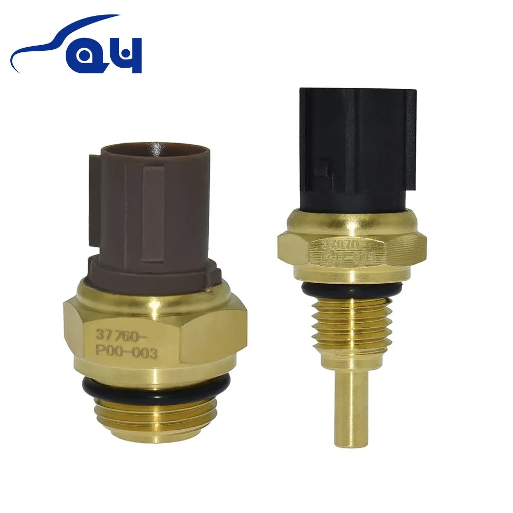 

2 PCE cooling fan switch, coolant temperature sensor, 37760-P00-003, 37870-PJ7-003, FOR Honda Civic Del Sol CR-V Insight CL TL