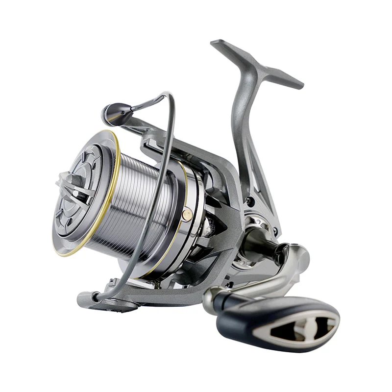 

8000-14000 Series Long Shot Spinning Reel Ultra-Smooth 4.8:1 Gear Ratio 17+1BB Stainless Steel Bearings Saltwater Fishing Tackle