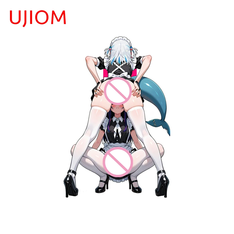 UJIOM Genshin Impact Raiden Shogun الجدار ملصق مثير للاهتمام منفعل هنتاي NSFW صورة ملصق مائي شيك فريد خلفيات للأطفال