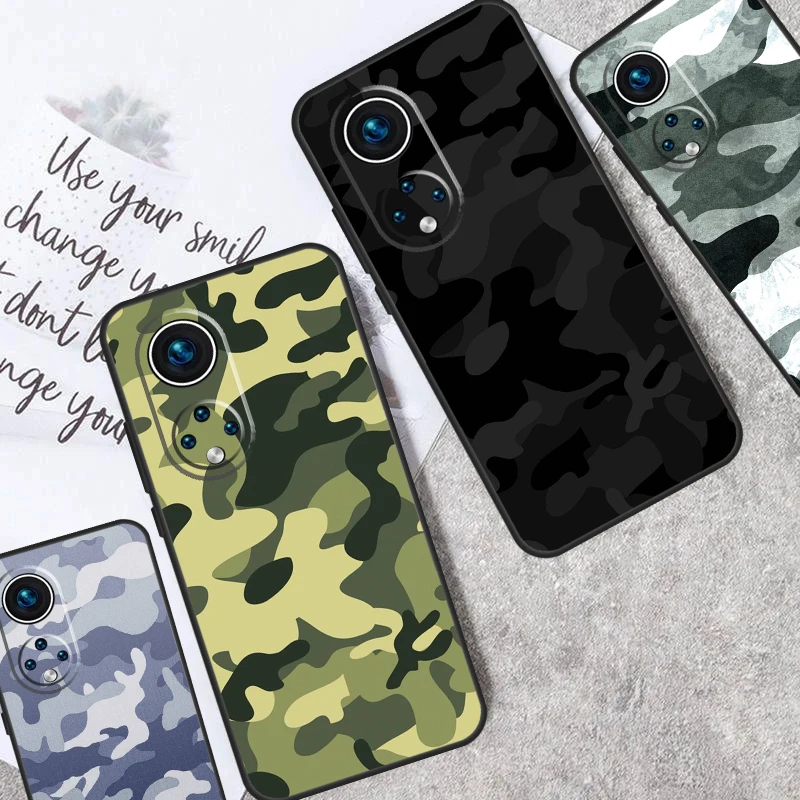 Army Military Camouflage For Honor X8a X9a X8b X9b X6a X7a X6 X7 X8 X9 Honor Magic 5 Lite 50 70 90 Magic 6 Pro Case