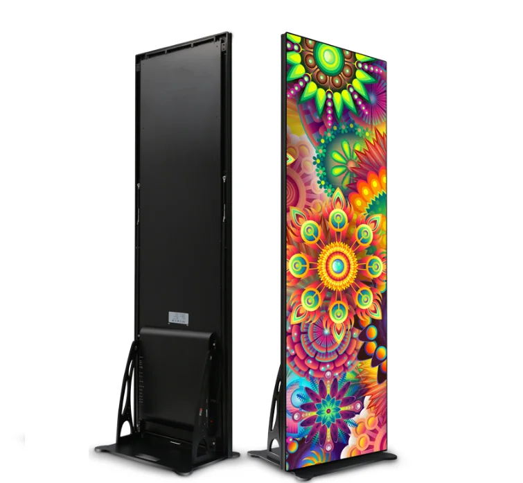 P2.5 Full Color HD 640*1920mm Multifunctional Digital Floor-style Shopping Mall Advertising Digital Signage LED Poster Display