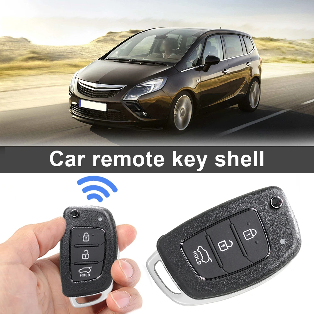 

3-кнопочный брелок для дистанционного управления, автомобильный флип-брелок, чехол для дистанционного управления, флип-ключ для Hyundai, новый IX35 IX25 IX45