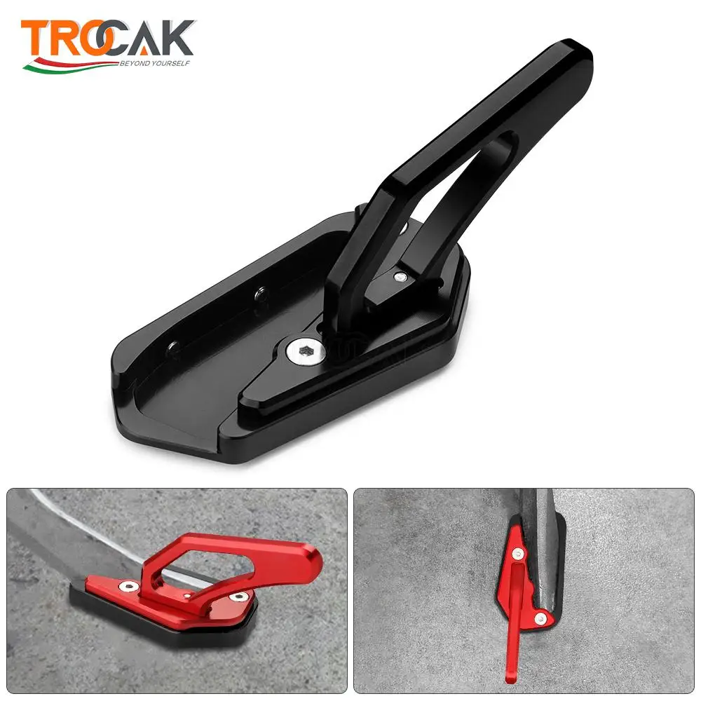 

For KYMCO AK550 AK 550 AK575 AK 575 2017-2025 Accessories Kickstand Enlarge Plate Foot Side Stand Enlarger Extension Support Pad