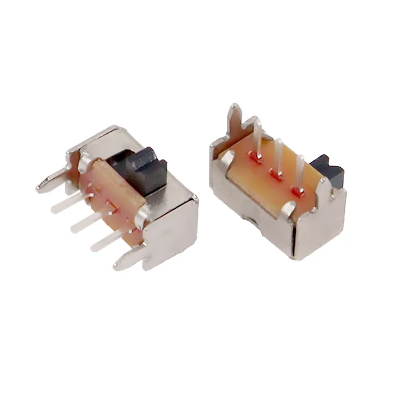 20pcs SK12D07VG SK12D07 Lever Switch 3PIN PCB 1P2T Sliding Switch Handle Mini Sliding Switch Side Knob High 2/3/4/5/6/7mm
