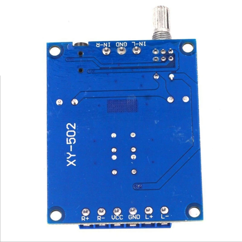 

T44C_TPA3116D2 50Wx2 Dual Channel Digital Power Amplifier Board 2 CH Stereo High Efficiency Reverse Protection XY-502