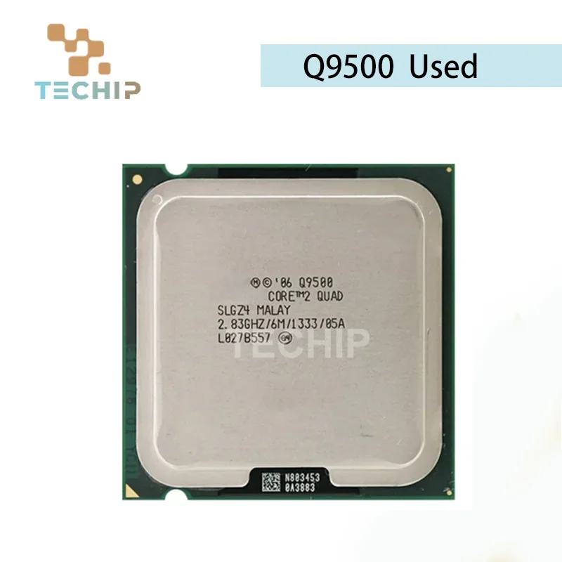 Original  Core2 QUAD Q9500 CPU/ 2.83G/ LGA775 /6MB Cache/Quad-CORE/FSB1333 /45nm/scrattered piece