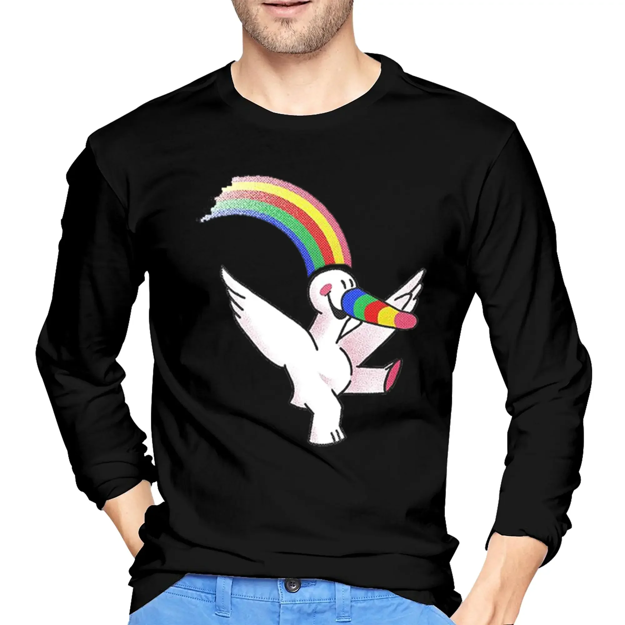 

Мужская футболка Curro с длинными рукавами, повседневные футболки с круглым вырезом, весенние и осенние мужские топы