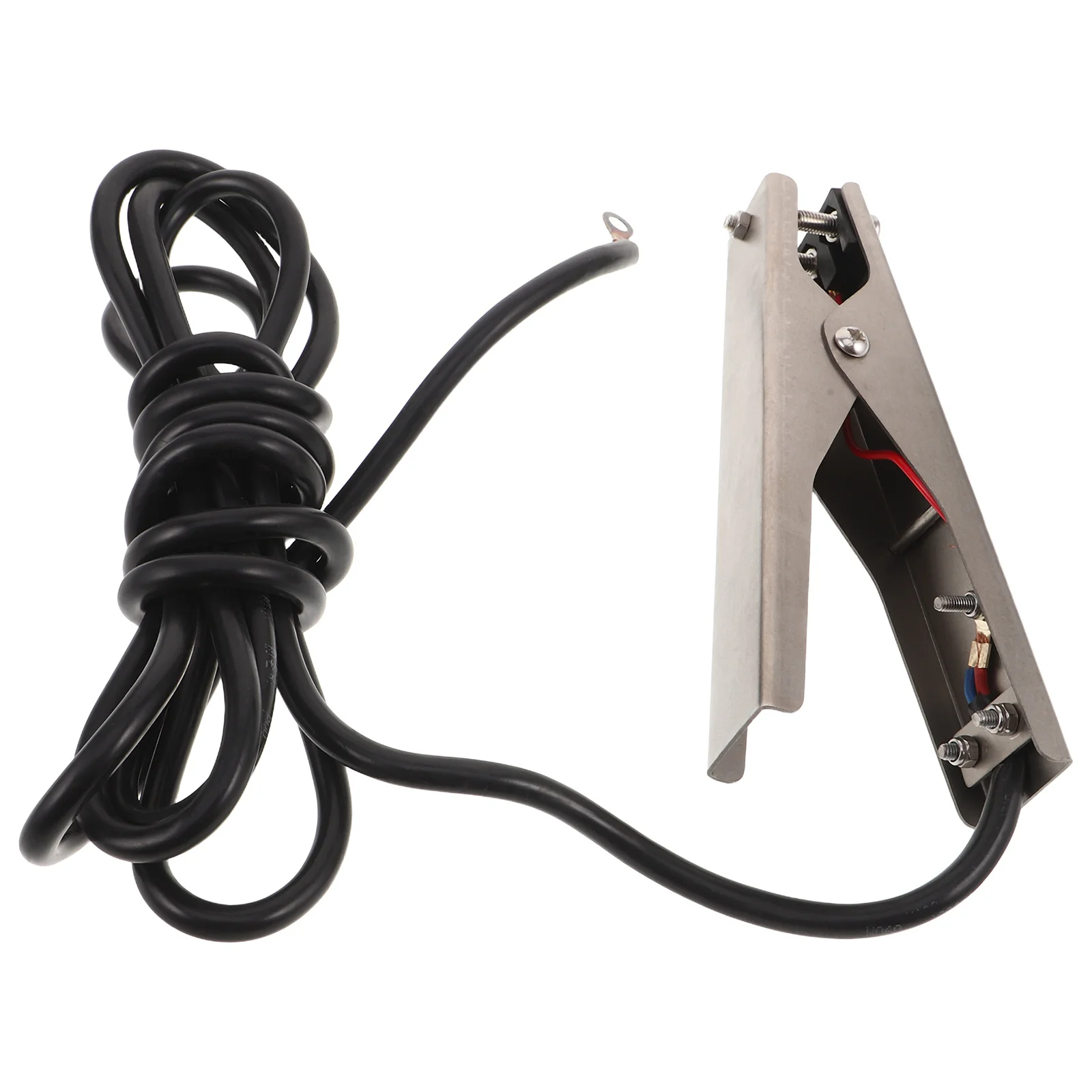 Static Electricity Grounding Clamp Stainless Steel Earth Clamp For Fuel Transfer Gas Station Outdoor Indoor Use Reusable