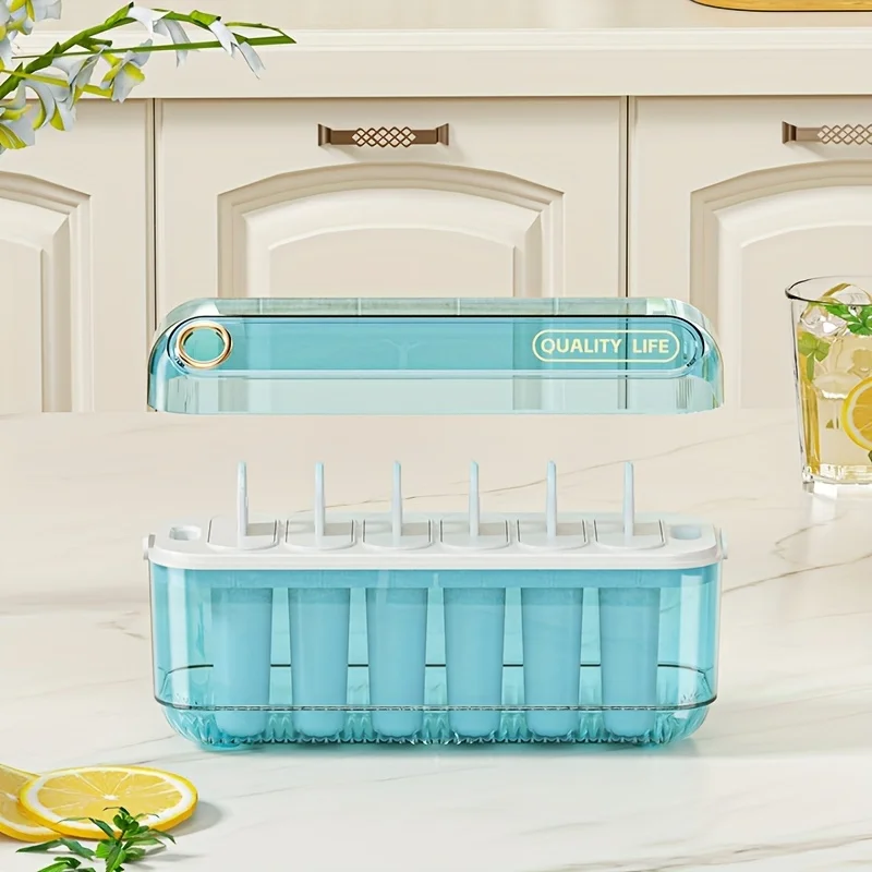 1 قطعة ، قالب المصاصة ، قالب المصاصة الإبداعية ، قالب المصاصة البلاستيكية ، قالب الآيس كريم ، صندوق مكعبات الثلج ، قالب المصاصة المنزلية ، Safet