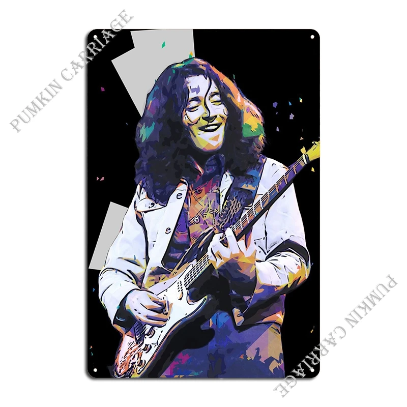 Rory Gallagher Metal Sign Rusty Cave Vintage Garage Tin Sign Poster