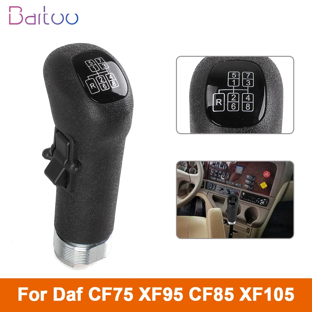 8 Speed Manual Gear Shift Knob with Gearbox Splicer Switch Shiter Lever 1285260 For Daf 75CF/CF75 95XF/XF95 85CF XF105 TS014