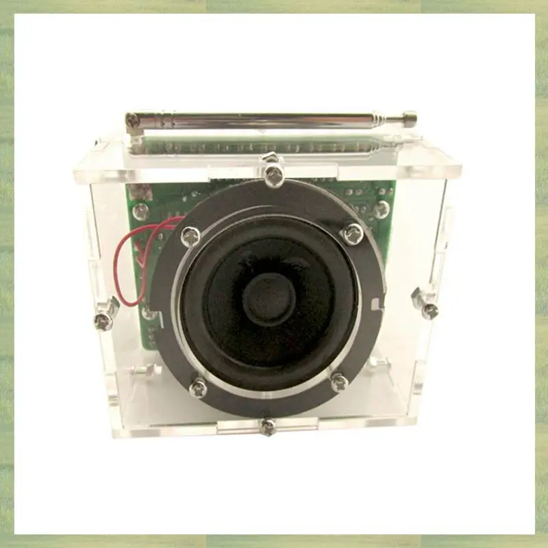 N15R-4X DIY DC 5V Digital Radio Kit Parts TDA5807 51 Single-Chip FM Digital Sound Machine STC89C52 Chip 87MHZ-108MHZ