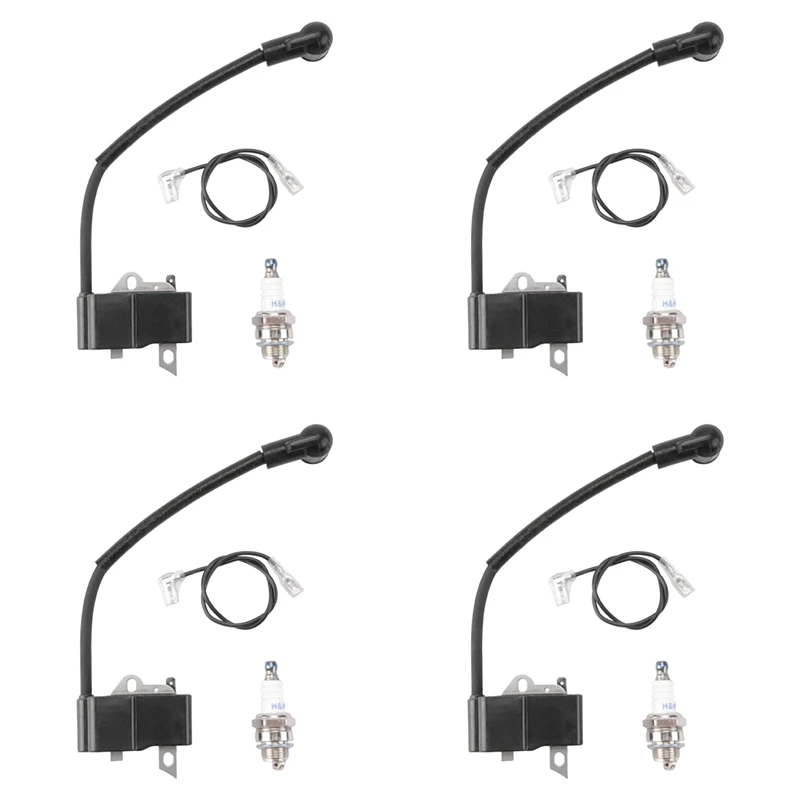 

4X Ignition Coil For STIHL Fs75 Fs80 Fs85 Fc85 Km85 Ht70 Hl75 Hl75k 4137 400 1350
