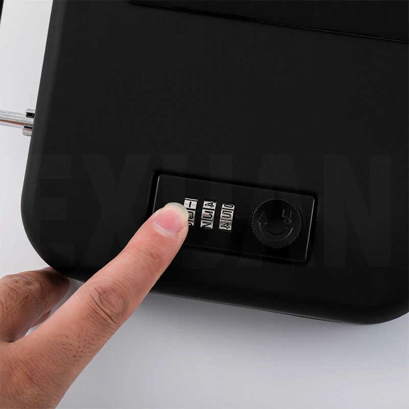 Mini Gun Safe Box Password Combination Mechanical Portable Weapon Money Jewelry  Cash  For Ipad Ospon  Dialing Wheel Password