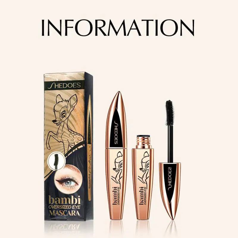 Eyelashes Lengthening Mascara Waterproof Long Lasting Silky Natural Curlying Lash Eyelash Make Up Beauty Eyelash Care Cosmetic