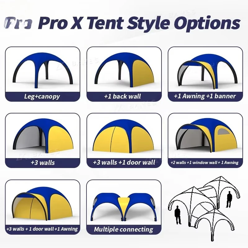 Custom Logo Inflatable Tent Air Dome Canopy Gazebo Pop up Trade Show Tents for Events Party Advertising Tienda Inflable