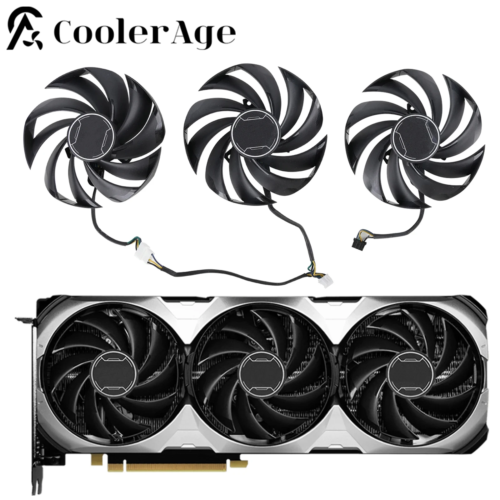 Original 95MM RTX4080 RTX4090 Video Card Fan For MSI GeForce RTX 4080 4090 VENTUS 3X 12G OC Graphics Card Cooling Fan