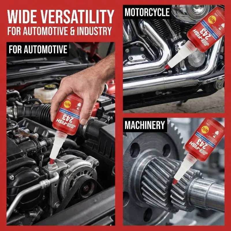 Threadlocker Adhesive 50ml Anaerobic Glue for Screw Tightening Anti Loose Best for Metalworking and DIY Home Fixes