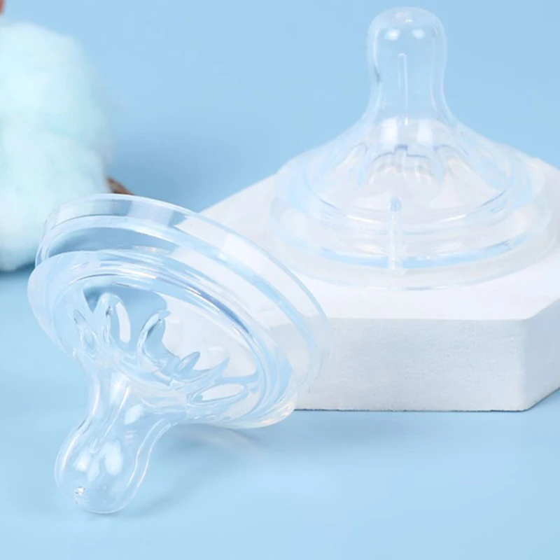 Wide Mouth S/M/Cross Hole Nipple Bottle Nipple Safe Silicone Material Soft Texture Suitable For Babies