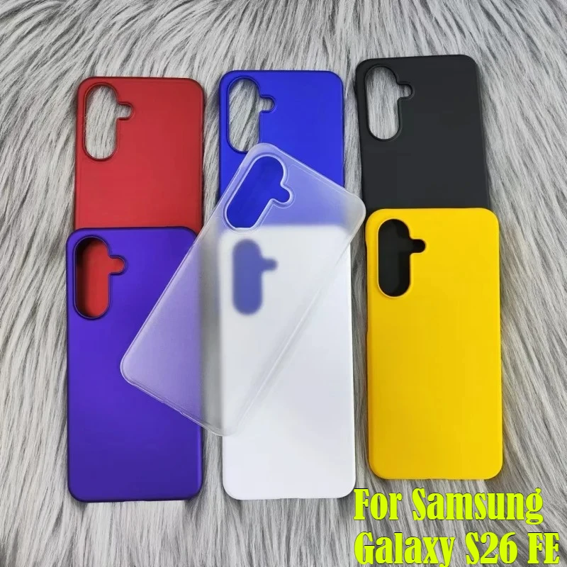 For Samsung Galaxy S26 FE S25 Edge S24 Ultra A57 A37 A27A17 A07 A56 A36 5G Case Slim Colorful Rubber Frosted Matte Hard PC Cover