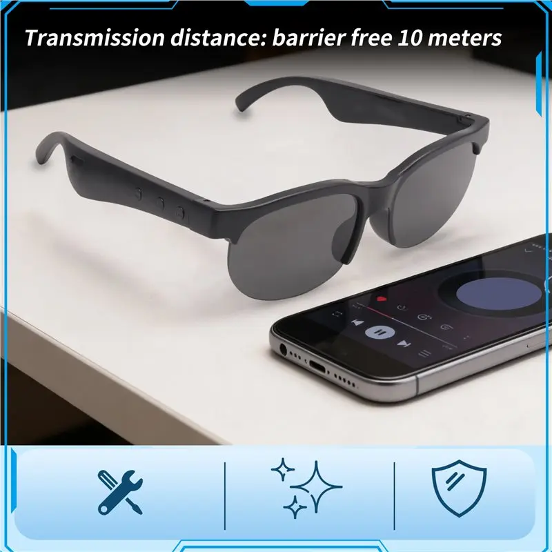 TWS Xg88pro Bluetooth Smart Glasses Headphones Audio Hands-Free Call Sport Stereo Sunglasses Headsets Music HD Sound
