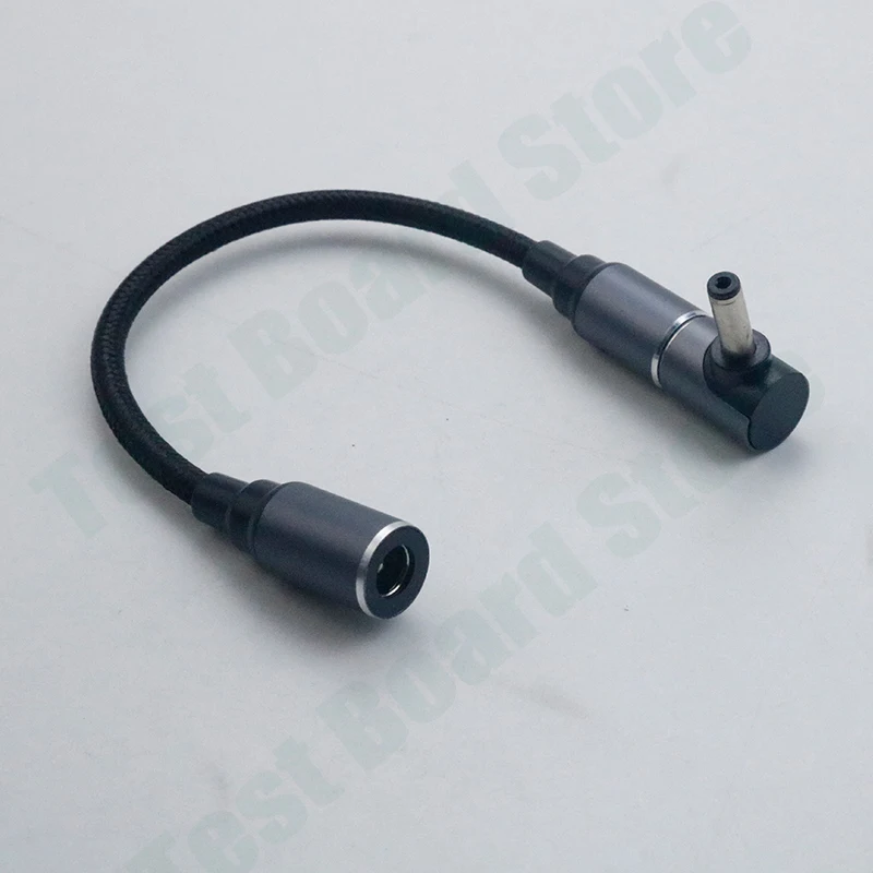 1Set DC5.5 * 2.1 Female to 8P Magnetic Fast Charging Short Cable Power Adapter Converter4.5*3.0/3.5*1.35 for Laptop HP DELL