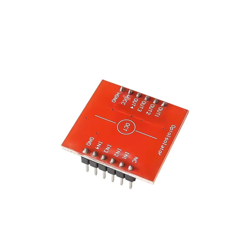 New TLP281 4-channel optocoupler isolation module, high-low level expansion board, electronic building block module