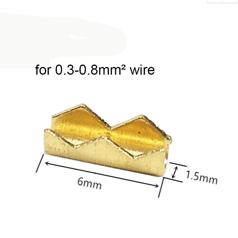 100pcs/lot  451-1/2/3 U-shaped terminal tab cold inserts connectors cold terminal small teeth fascia  terminal,0.2-2.5mm2