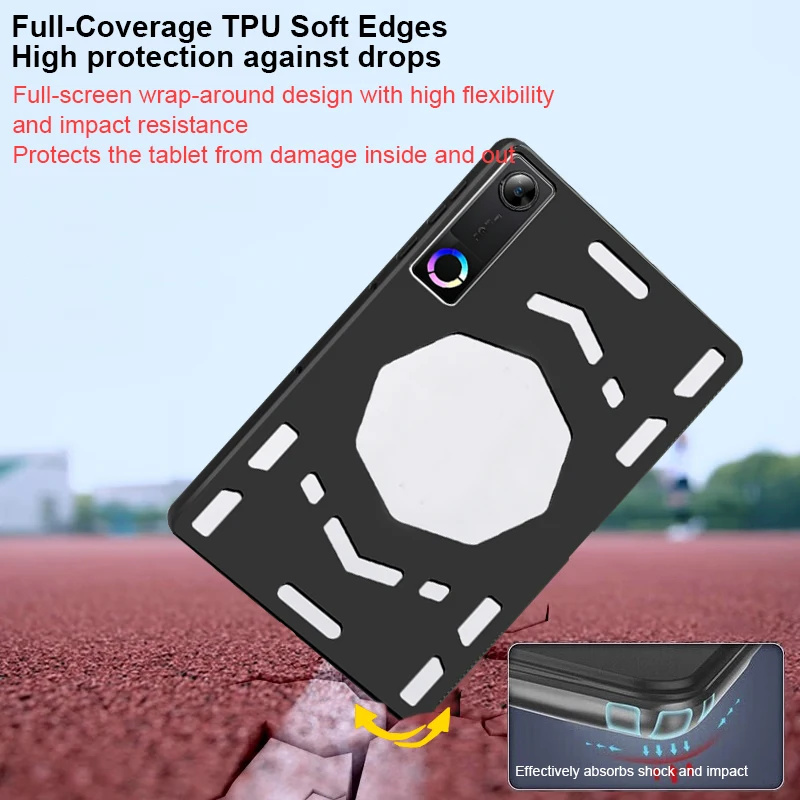 TPU Case for Legion Y700 Gen 5 2026 with Large Hollow Back Shockproof Full Body Cover Edge Slim Matte Anti Fingerprint