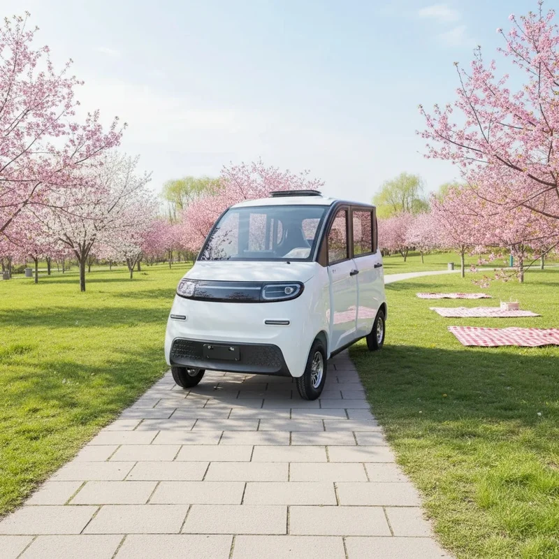 LTL 300km Long Range Lithium Battery (30kWh) 4-Door 4-Wheel Car with 72v 1000W New Energy Vehicle Elder