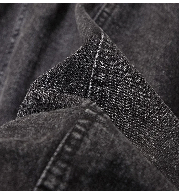 Röcke für Damen, übergroß, elastisch, hohe Taille, plissiert, lässig, lange Röcke, All-Match-Jeansröcke in A-Linie, für Bürodamen – Detail 19