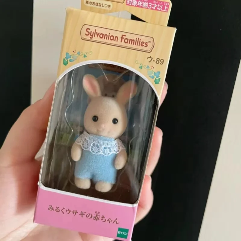 Figurine originale de dessin animé Sylvanian Families, série bébé de la maternelle, modèle de décoration, pendentif, jouet pour enfants, ornement de salle, cadeau d'anniversaire