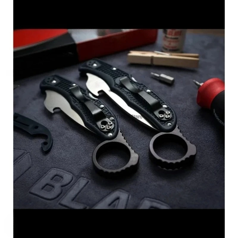 Pierścień sygnetowy: Aluminiowy spacer w stylu karambit z aluminium 6061-T6 do Sp Endura/Matriarch/Delica C10/C12/C11