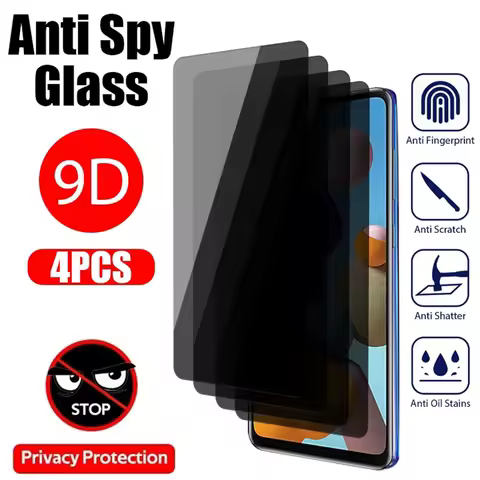 1-4PCS Anti Spy Screen Protector For Samsung A15 5G A14 A13 A12 A22 A23 A24 A25 A21s A11 A10s A05s A04 A03 A02s Tempered Glass