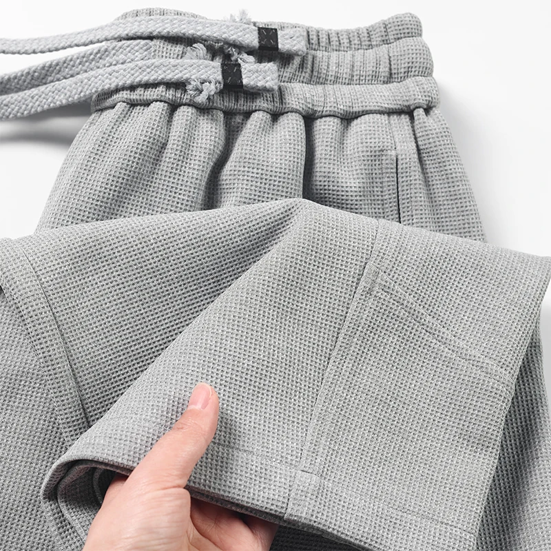 

LAPPSTER Men's Luxury Grey Jogger Pants Black Casual Sports Korean Fashion Comfortable Baggy Sweatpants Autumn Heavy Trousers