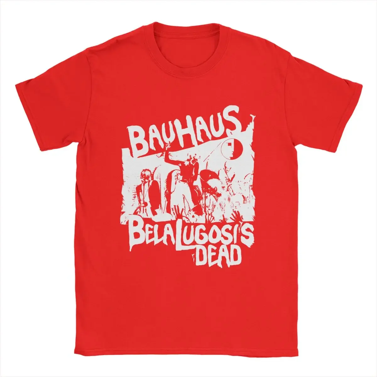 باوهاوس بيلا لوغوسي الميت تي شيرت الرجال 100% القطن مضحك تي شيرت الجولة الرقبة تيز ملابس قصيرة الأكمام 4XL 5XL