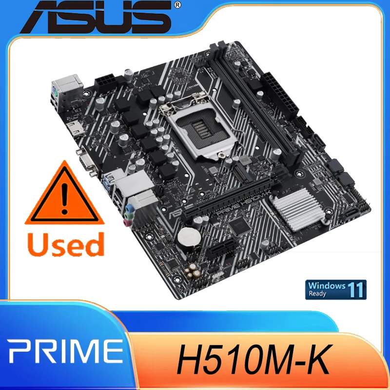 

Материнская плата ASUS PRIME H510M-K Intel H510 LGA 1200, Micro ATX