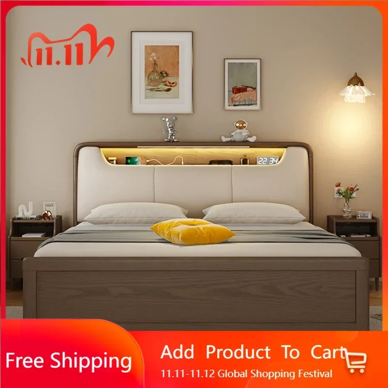 

Органайзеры и аксессуары для кроватей: Современные платформенные кровати из массива дерева класса люкс для спальни, с изголовьями, для комфортного сна, декоративные напольные элементы
