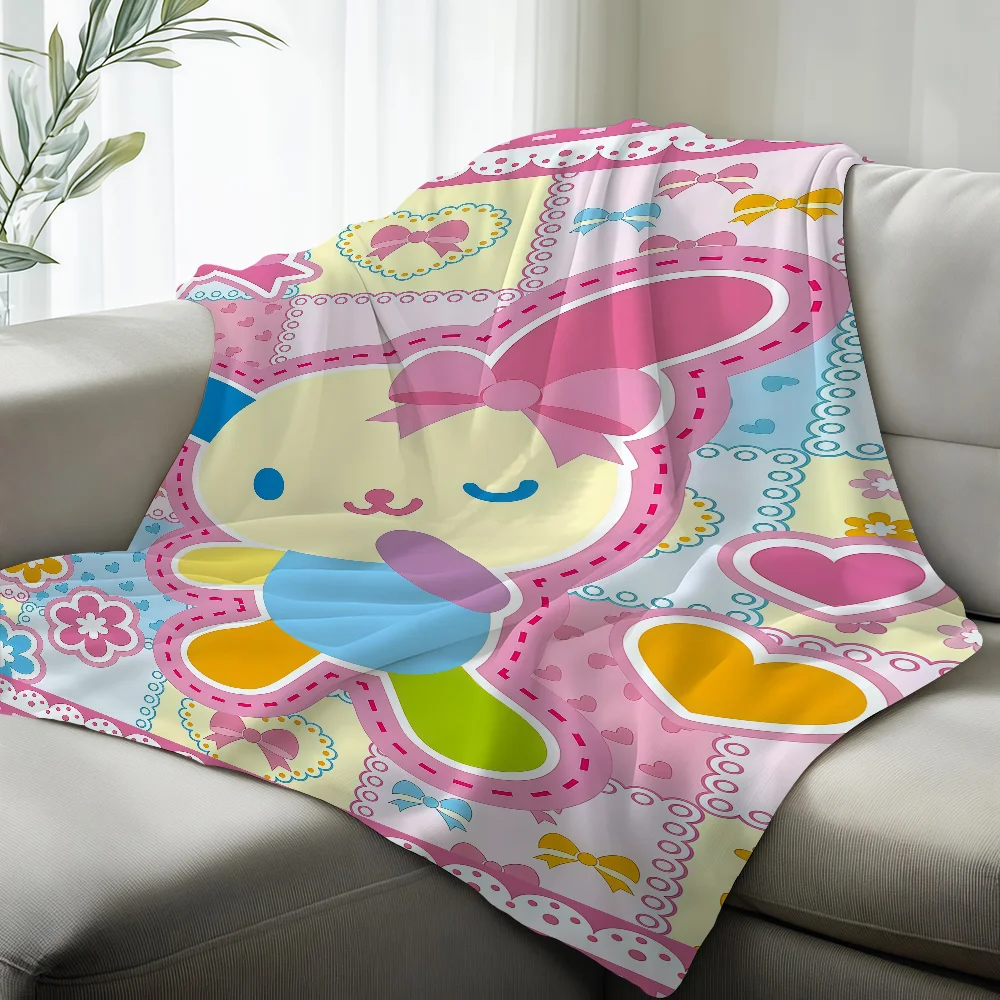Cute Cartoon U-usahana Blanket Suitable For Sofas Beds Offices Cars Outdoor Travel An Ideal Gift For Friends Family