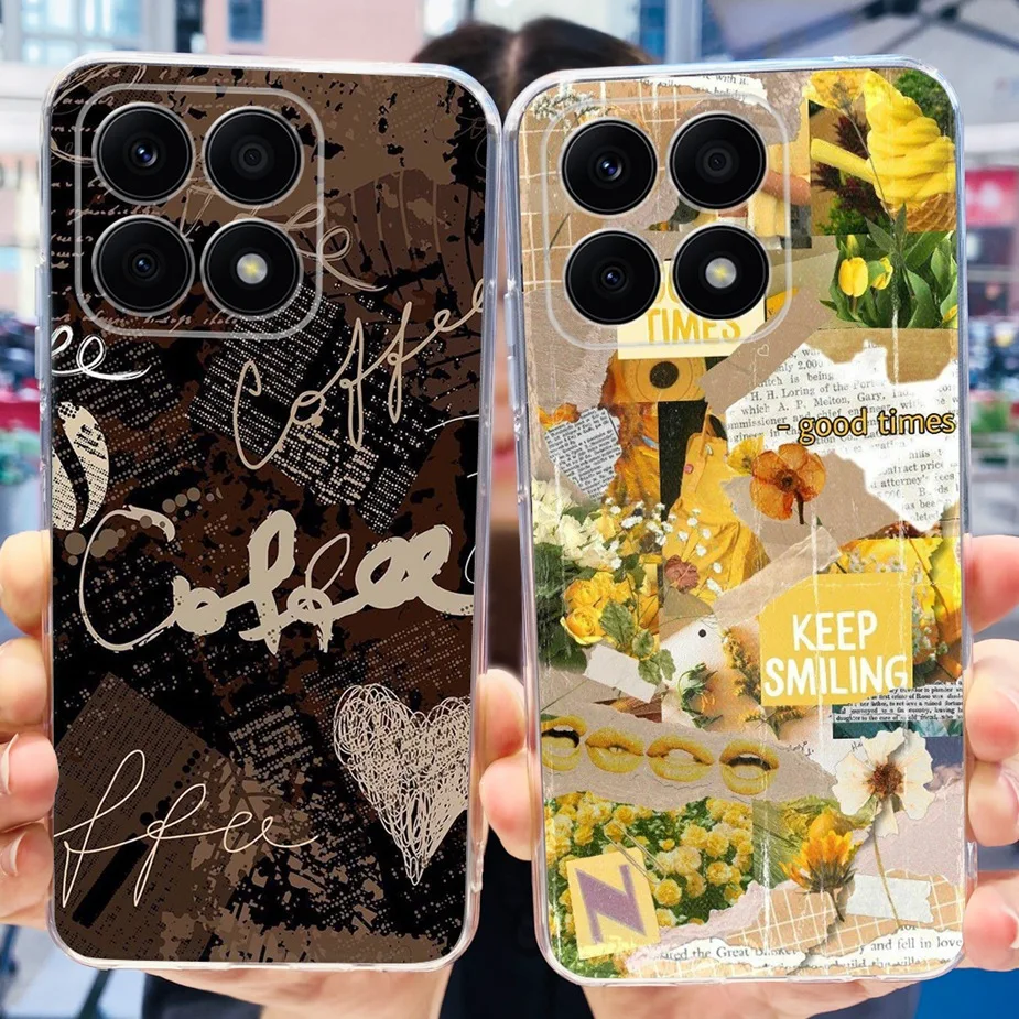 For Honor X8a X8b Case Luxury Popular Painted Cover Soft Silicone Phone Case For Honor X8b X 8 a HonorX8a HonorX8b Fundas Bumper