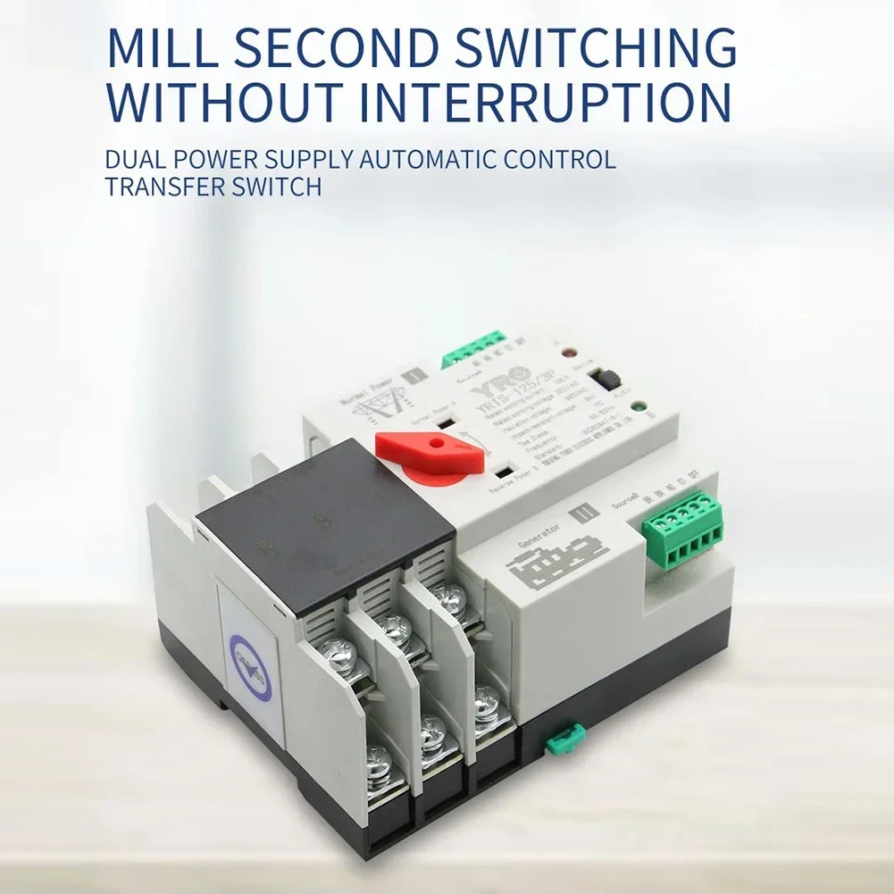 Imagem -03 - Ligue Automaticamente a Energia de Backup com Interruptor de Transferência Automática de Energia Dupla 2p 125a para Fonte de Alimentação Perfeita