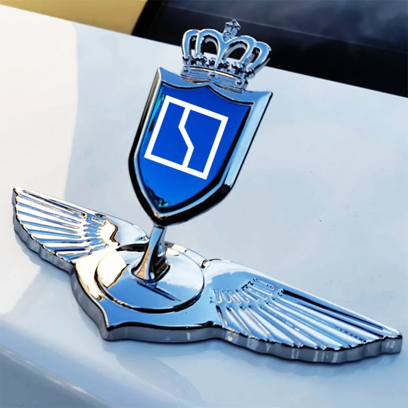For ZEEKR 001 007 7X 8X 9X 009 MIX X badge modification car emblem sticker machine engine hood metal exterior accessories