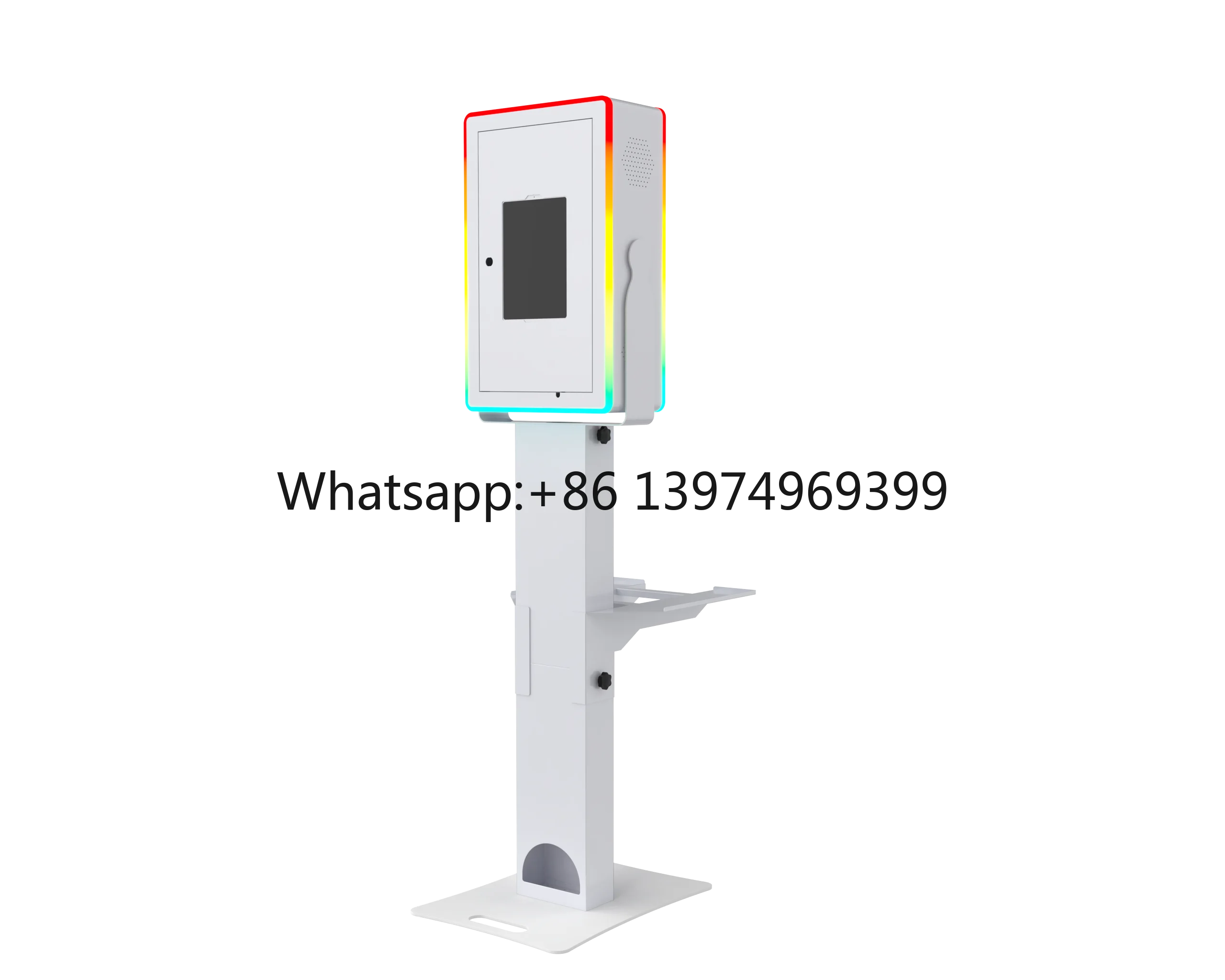 Surface Vertical Photo Booth iPad Photo Booth Machine Other Party Supplies Mirror Booth System Custom Rear Panel Printer Stand