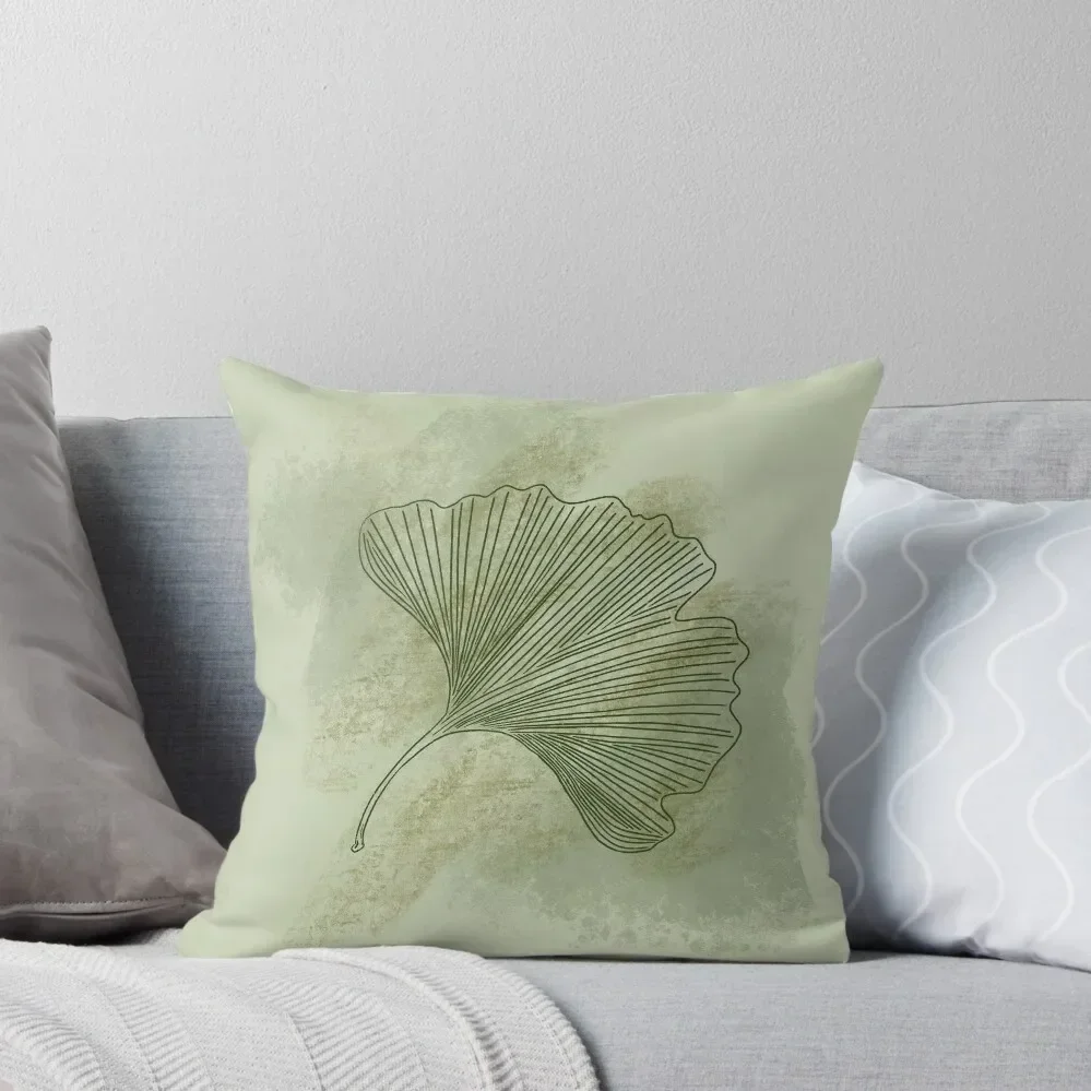 

Ginkgo Leaf Throw Pillow Couch Pillows Sofas Covers covers for pillows autumn decoration pillow