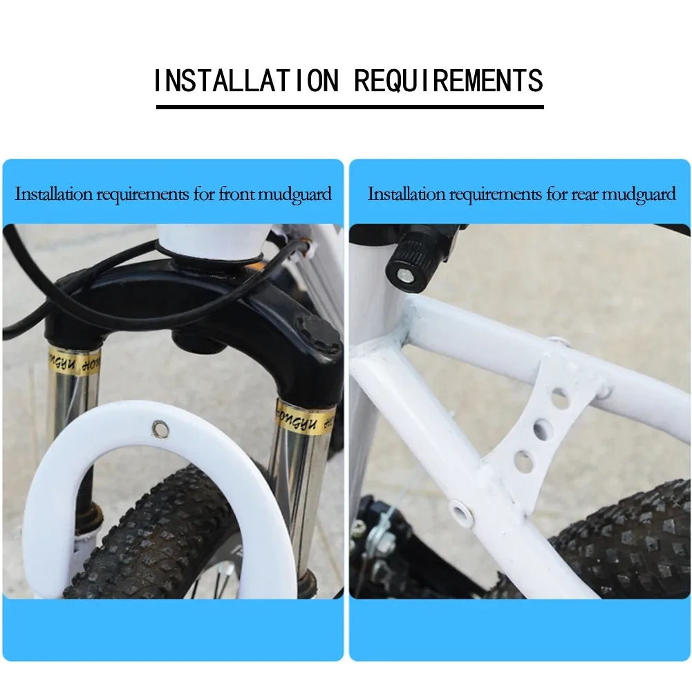 1/2PCS Berg Rennrad Kotflügel 700C Schnell Abnehmbare Einfache Installation 26-28 zoll Fahrrad Universal Zubehör