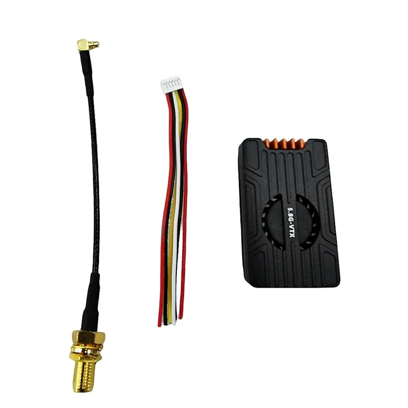 FX895T FPV VTX الارسال 5.8G 37CH 2500MW 2.5W 7-28V قابل للتعديل لطائرة RC FPV بدون طيار طويلة المدى كوادكوبتر، سهلة الاستخدام
